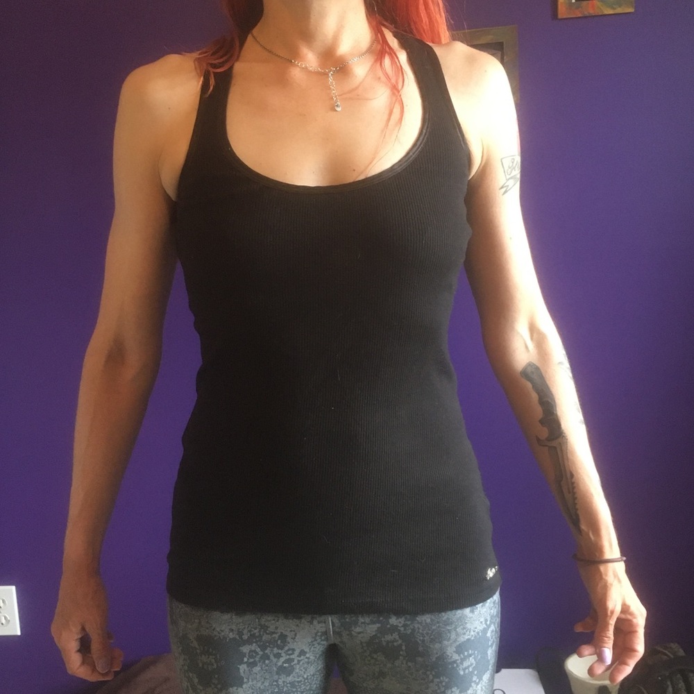 Lace Back Tank Top